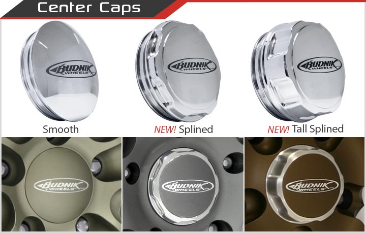 Budnik Center Cap (Smooth Cap, Polished)