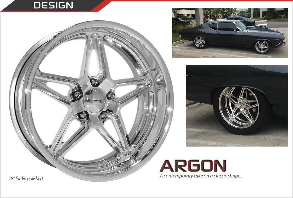 G - Series Wheel (Argon, 17x7 Fat Lip, Smooth Cap (Standard))