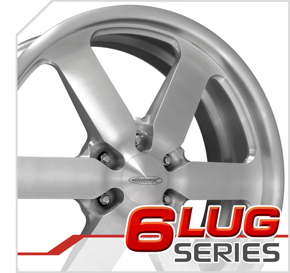 SIX Lug - Series Wheel (Tungsten-6, 17x 7 Fat Lip)